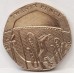 GREAT BRITAIN UK 2008 . TWENTY 20 PENCE COIN . ERROR . MULE . UNDATED
